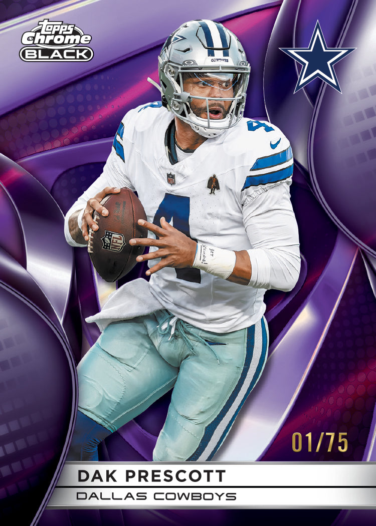 2025 Topps Chrome Black Football Hobby Box (PRE-ORDER)