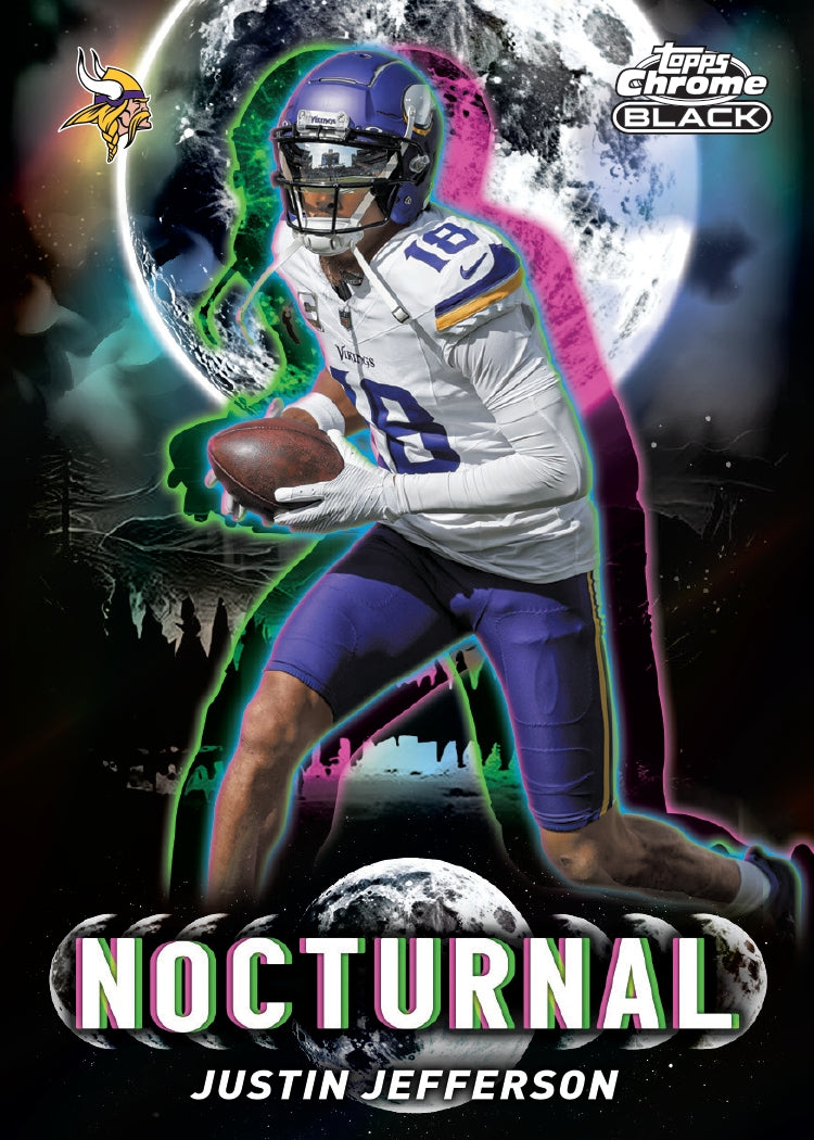 2025 Topps Chrome Black Football Hobby Box (PRE-ORDER)
