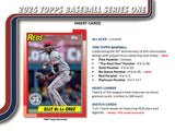 2025 Topps Series 1 Baseball Retail Box