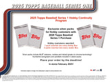 2025 Topps Series 1 Baseball Retail Box