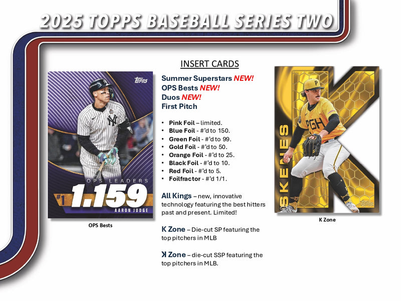 2025 Topps Series 2 Baseball Blaster Box