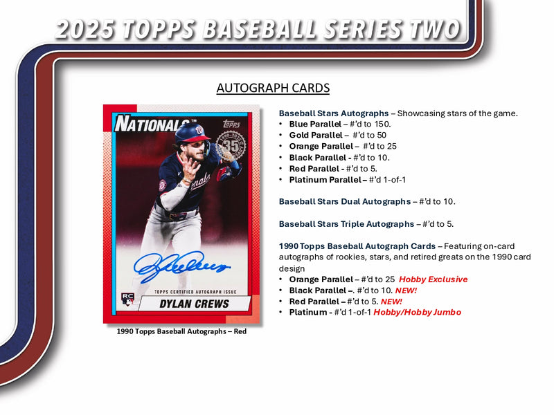 2025 Topps Series 2 Baseball Blaster Box