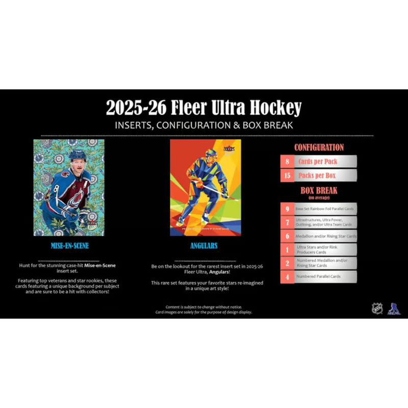 2025/26 Fleer Ultra Hockey Hobby Box