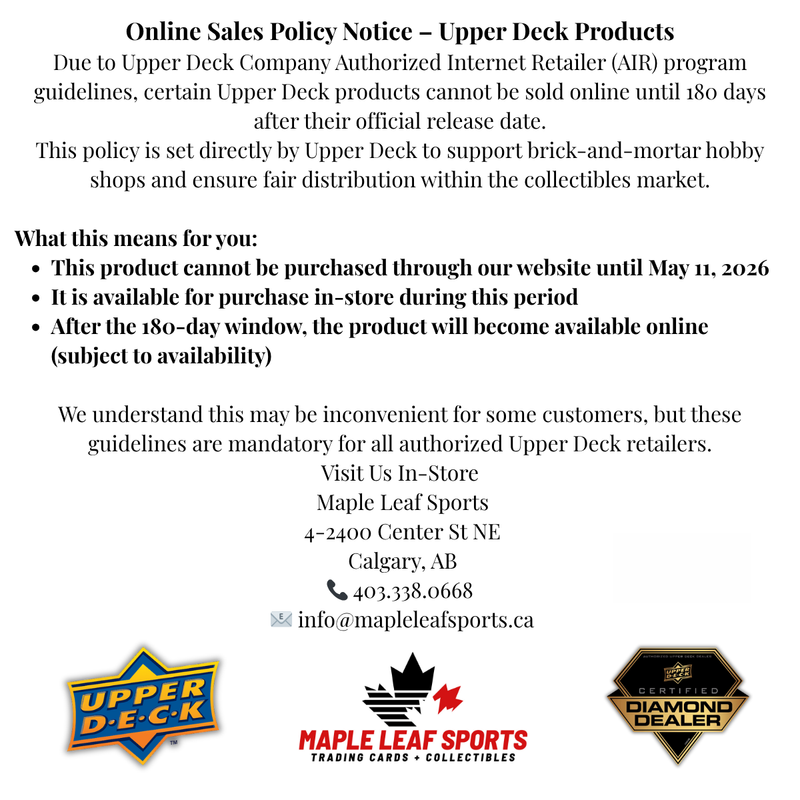 2025/26 Upper Deck FLAIR Hockey Hobby Box