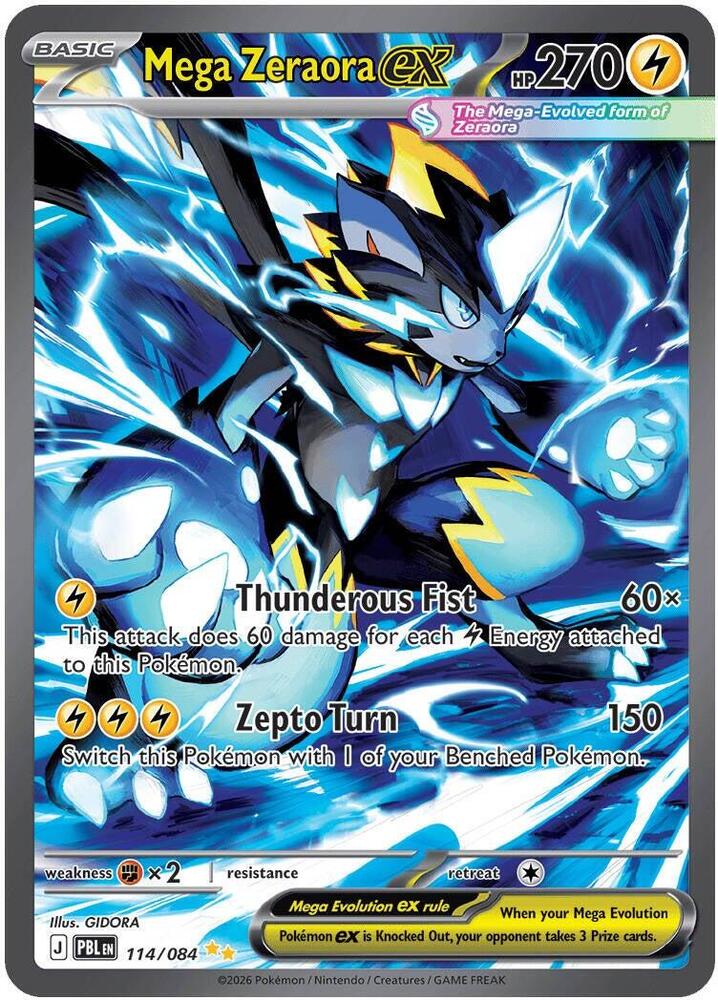 Pokémon TCG: Mega Evolution - Pitch Black 3 Pack Blister