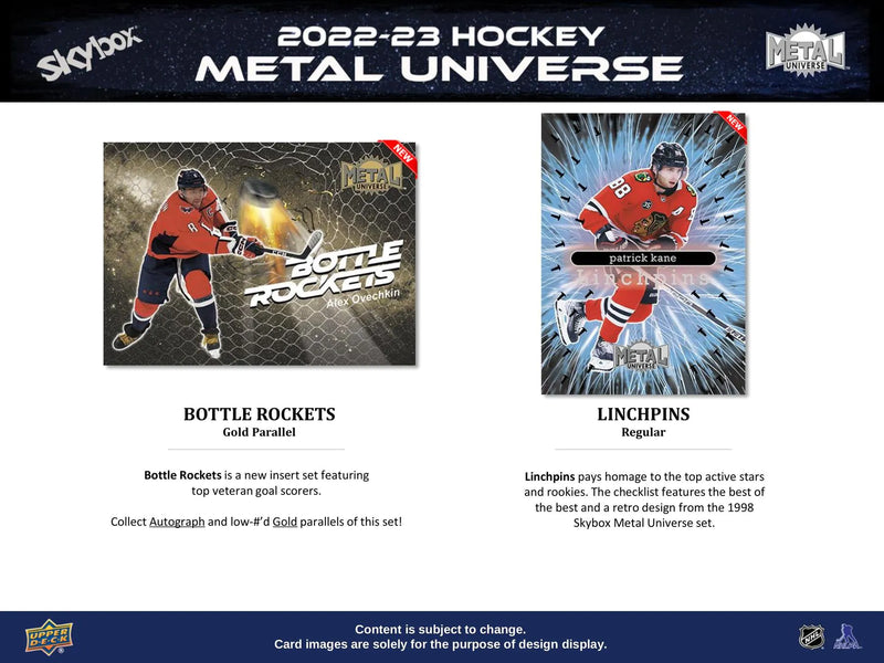 2022/23 Upper Deck Skybox Metal Universe Hockey Hobby Box