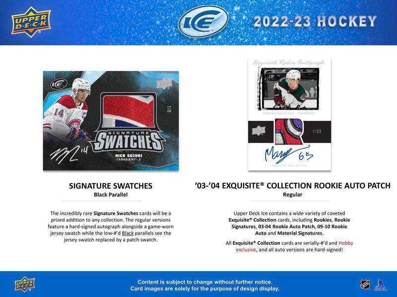 2022/23 Upper Deck ICE Hockey Hobby Pack
