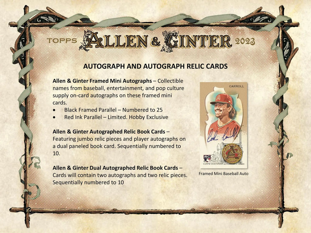 2023 Topps Allen & Ginter Baseball Hobby Box | Maple Leaf Sports