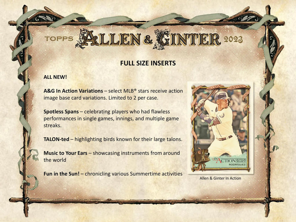 2023 Topps Allen & Ginter Baseball Hobby Box | Maple Leaf Sports