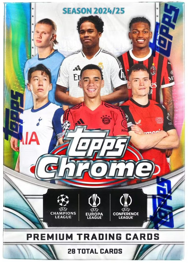 2024/25 Topps Chrome UEFA Club Competitions Soccer Blaster Box