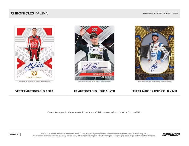 2023 Panini Chronicles Racing Hobby Pack