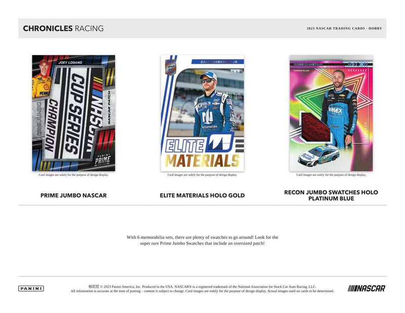 2023 Panini Chronicles Racing Hobby Pack