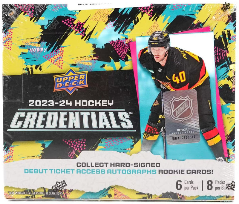 2023/24 Upper Deck Credentials Hockey Hobby Box