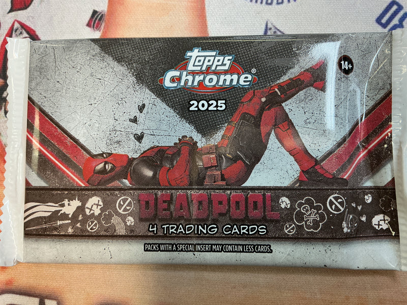 2026 Topps Chrome Marvel DEADPOOL Retail Pack