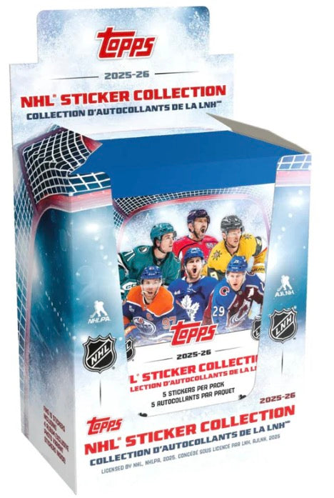 2025 Topps NHL Sticker Box