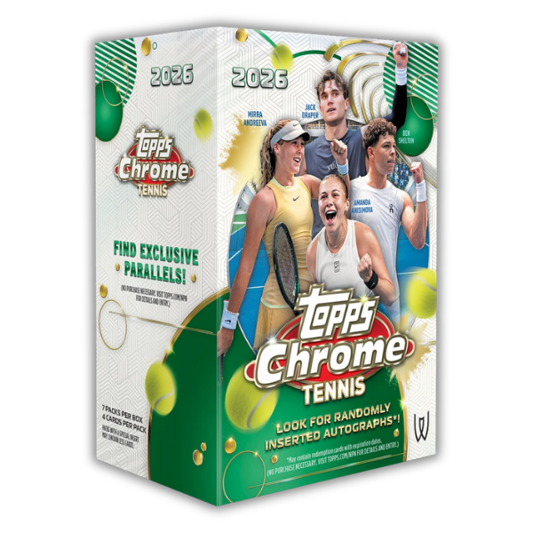 2026 Topps Chrome Tennis - Blaster Box