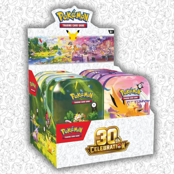 Pokémon 30th Celebration Mini tins (in store ONLY)