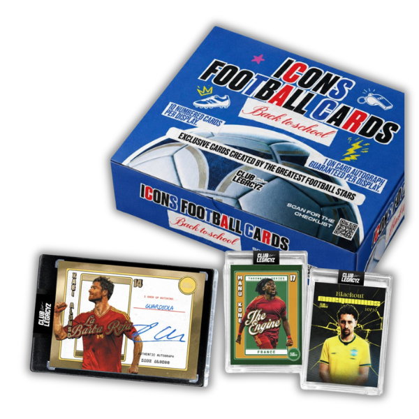 2026 Club Legacyz Icons Back to School Fifth Edition Soccer Hobby Box