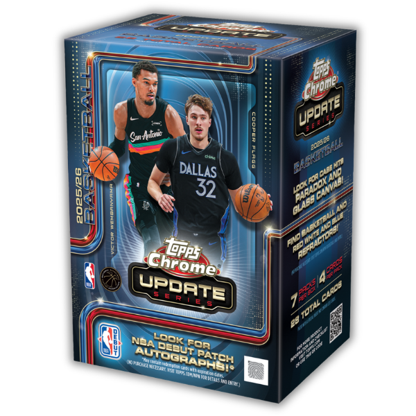 2025-26 Topps Chrome NBA Update Series Blaster Box