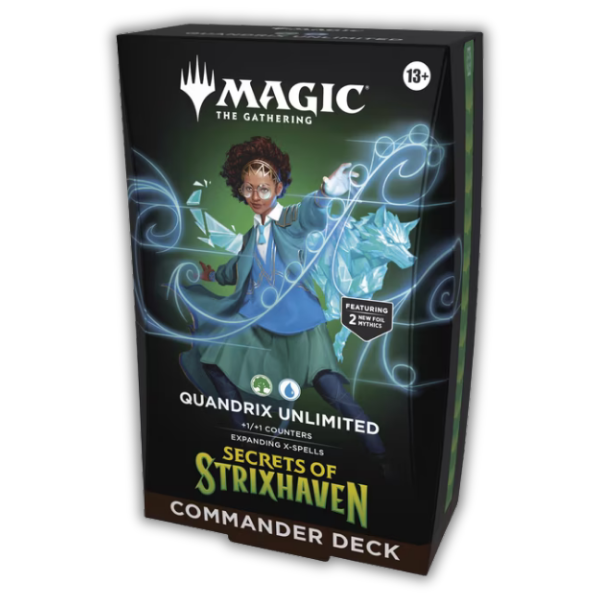 Magic The Gathering Marvel Secrets of Strixhaven Commander deck Quandrix Unlimited