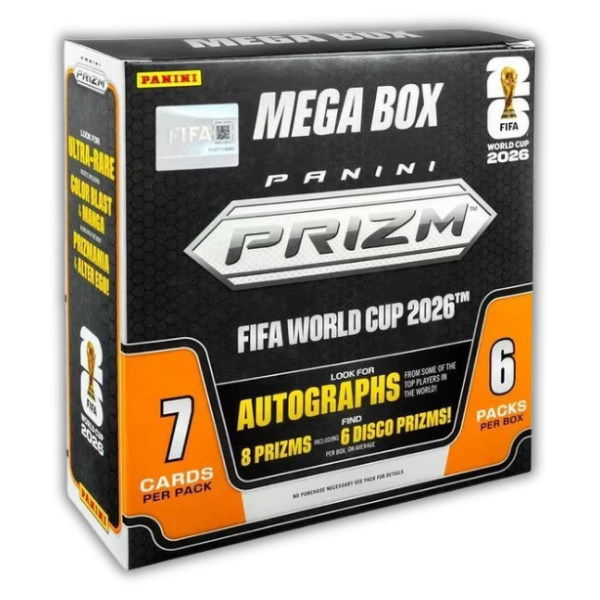 2026 Panini Prizm World Cup Soccer Mega Box