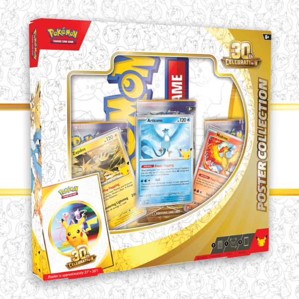 Pokémon TCG: 30th Celebration Poster Collection (September 16th)