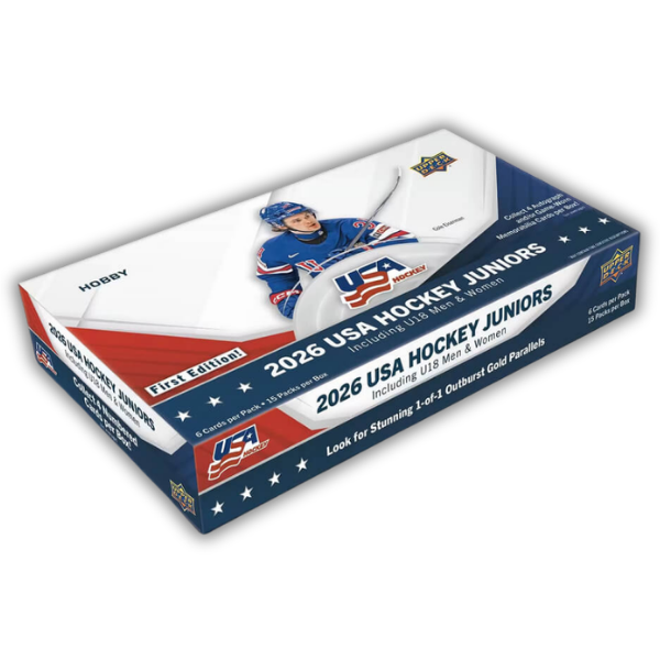 2026 Upper Deck Team USA Juniors Hockey Hobby Box