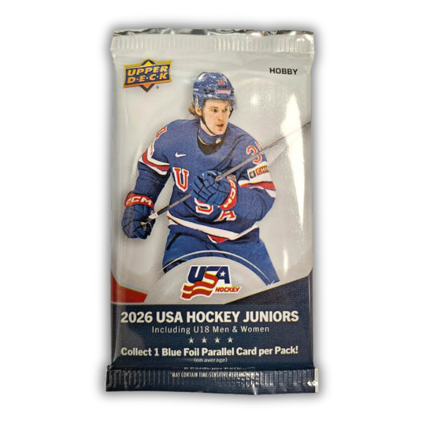 2026 Upper Deck Team USA Juniors Hockey Hobby Box
