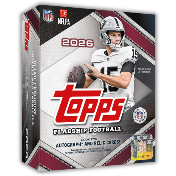 2026 Topps NFL Flagship Football Mega Box