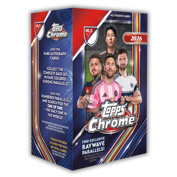 2026 Topps Chrome Major League Soccer Value Box