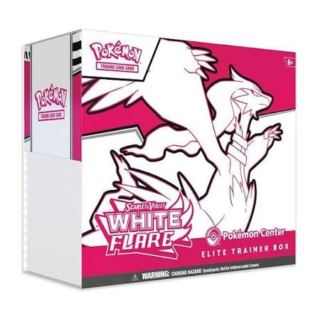 Pokemon Center Scarlet & Violet: White Flare Elite Trainer Box
