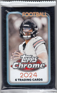 2024 Topps Chrome Football Retail Pack