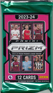 2023/24 Panini Prizm Premier League EPL Soccer Hobby Pack