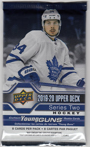 2019/20 Upper Deck Series 2 Hockey Retail Pack