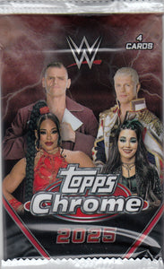 2025 Topps Chrome WWE Retail Pack