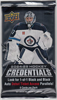 2024/25 Upper Deck Credentials Hockey Hobby Pack *CALL FOR PRICE*