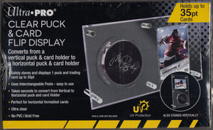 Ultra-Pro Acrylic Puck & Card Flip Display