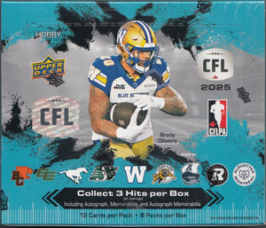 2025 Upper Deck CFL Football Hobby Box *CALL FOR PRICE*