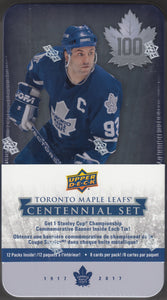 2017/18 Upper Deck Toronto Maple Leafs Centennial Hockey Retail Tin