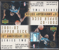 2001/02 Upper Deck Series 2 Basketball Retail Box