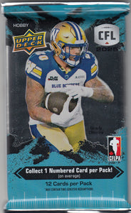 2025 Upper Deck CFL Football Hobby Pack *CALL FOR PRICE*