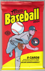 2024 Topps Heritage Baseball Hobby Pack