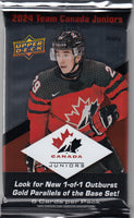 2024 Upper Deck Team Canada Juniors Hockey Hobby Pack