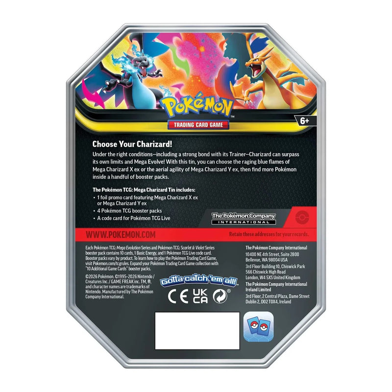 Pokémon Mega Charizard Tin