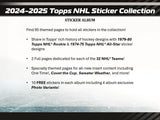 2024/25 Topps NHL Sticker Collection Box