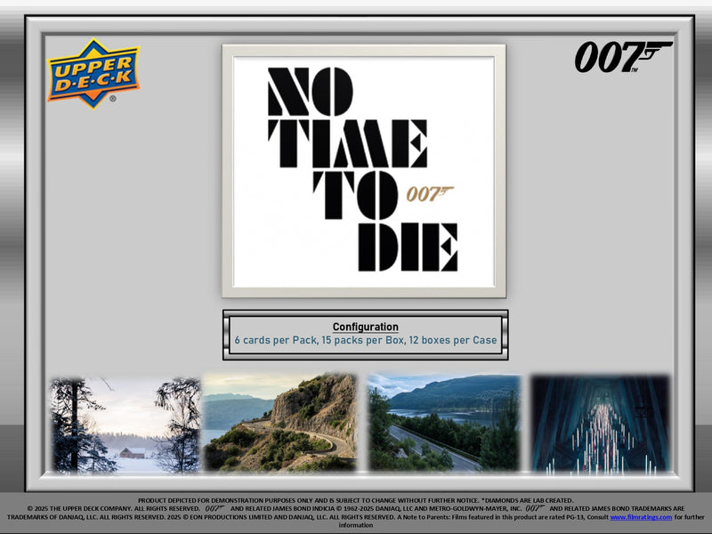 2025 Upper Deck James Bond No Time To Die 12-Box Hobby Case *CALL FOR PRICE*