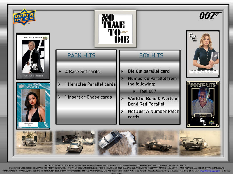 2025 Upper Deck James Bond No Time To Die 12-Box Hobby Case *CALL FOR PRICE*