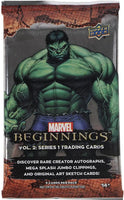 2021 Upper Deck Marvel Beginnings Volume 2 Series 1 Trading Cards Hobby Pack