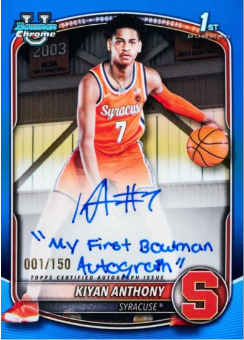 2025/26 Topps Bowman Basketball Hobby Box