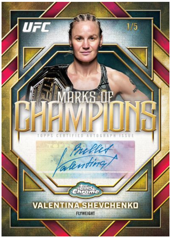 2026 Topps Chrome Sapphire Edition UFC